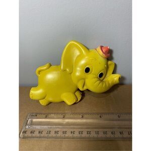 Chalkware Elephant Wall Plaque MILLER STUDIOS Child's Room Nursery Vintage 1972
